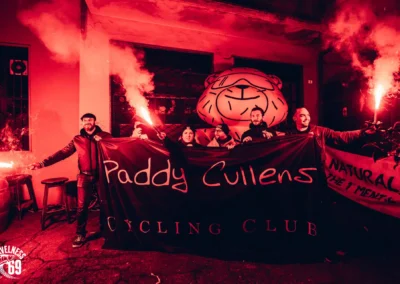 Gravelness 69 tifo da stadio al Paddy Cullens