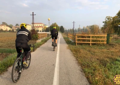 Into Prealps Fagianico - Colli Berici in bici | Partenza su ciclabile