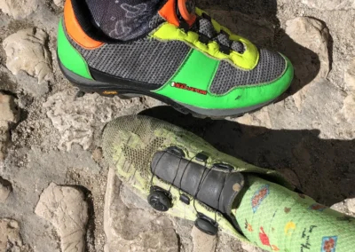 Scarpe gravel CTV | Insieme all'amico Livio