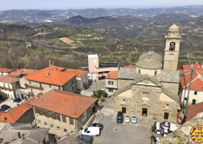 Roccaverano in bici | Vista dall'alto