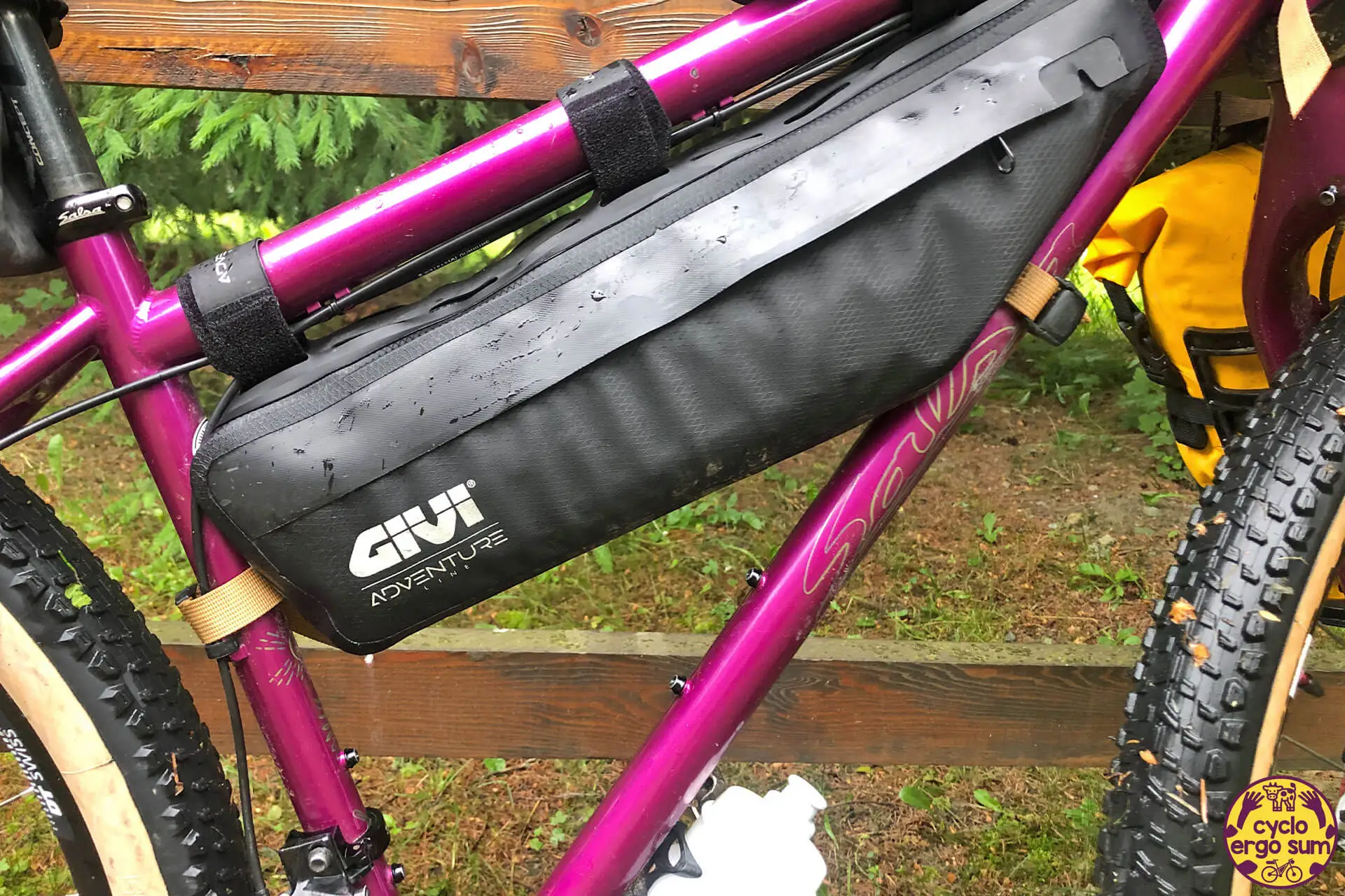 Il mio setup bikepacking | Borsa telaio GIVI-Bike