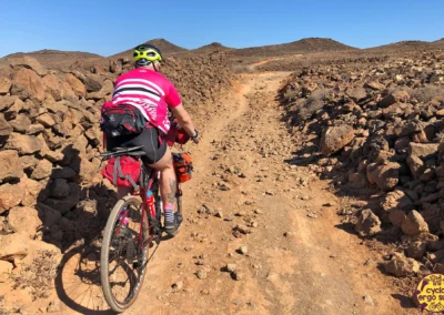 Lanzarote in bicicletta | Inizio sterrata vulcanica