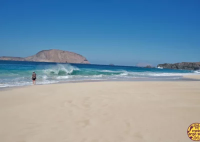 La Graciosa in bici | Playa de las Conchas