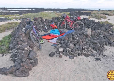 La Graciosa in bici | Il camp