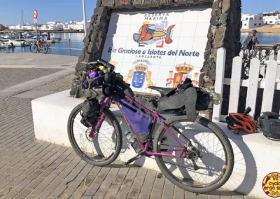 La Graciosa in bici | Sbarco sull'isola del Nord