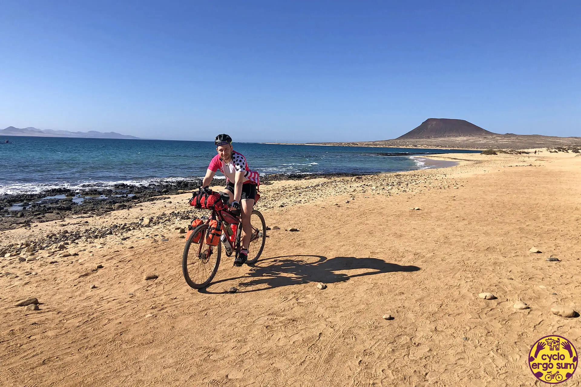 La Graciosa in bici | In spiaggia