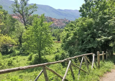 Trail dei Parchi | Vista di Pettorano sul Gizio